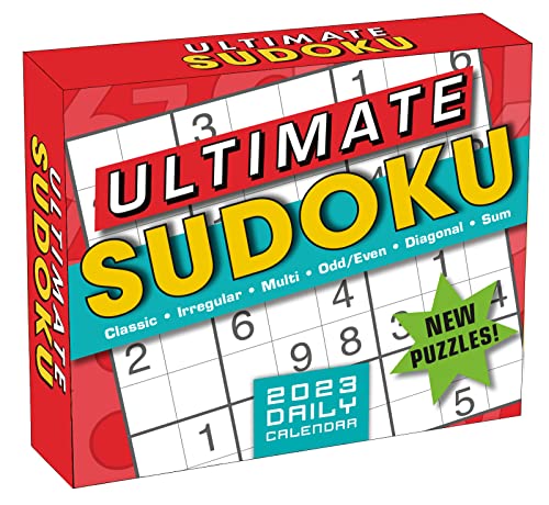 Ultimate Sudoku 2023 Boxed Daily Desk Calendar Classic Irregular Ultimate Sudoku 2023 Boxed Daily Desk Calendar Classic Irregular
