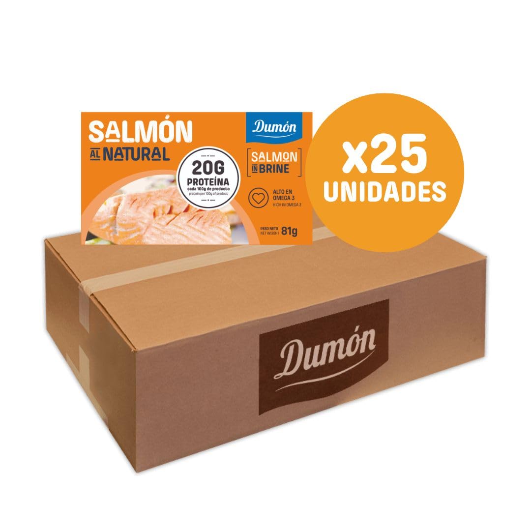 12 Einheiten norwegischer Lachs in ihrem eigenen Wasser. 160 g pro Portion. Reich an Protein und Omega 3