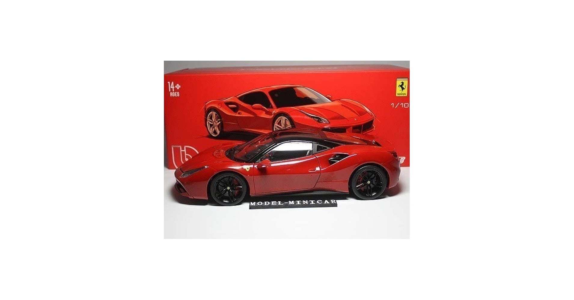 Amazon | △Burago 1/18 フェラーリ FERRARI 488 GTB 赤 HIGH
