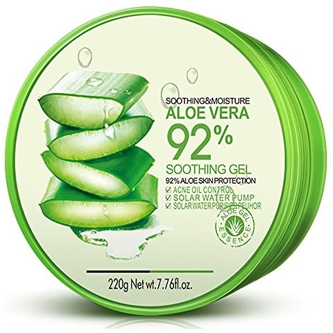 YiKiMira Aloe Vera Gel for Facial Care Anti Acne Treatment Scar Removal Face Cream Soothing & Whitening Moisturizing for men and woman (Aloe Vera Gel) Cover