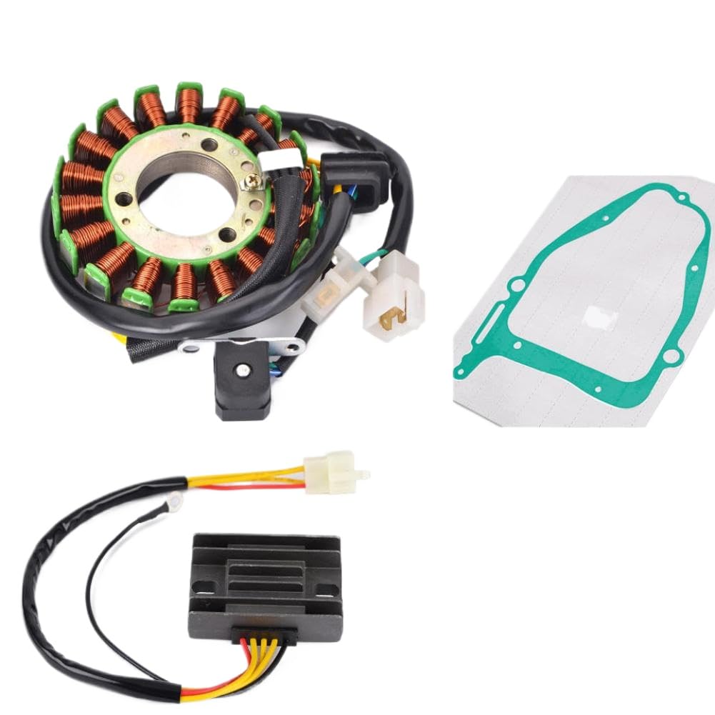 Kit guarnizioni bobina statore raddrizzatore regolatore di tensione compatibile con GN250 GN250E GN 250 250E 1982 1983 1984 1985 1986 1987 1988 1989 1990 1991 1992 1993 1994