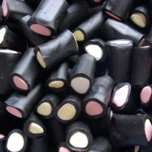 Liquorice Cream Rock 500g Share Bag by The Gourmet Sweet Company