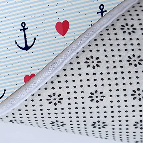 Badezimmer Badematte 3 Teilig Set Anker rutschfest Badteppiche Saugfähig Memory Foam Badezimmermatte Weich WC… – Bild 6