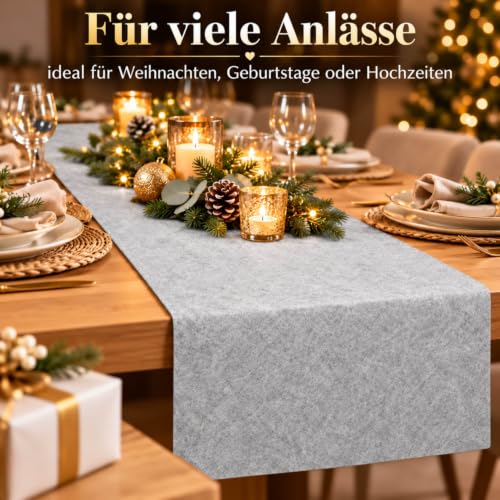 com-four® 3X Filzmatten zuschneidbar als Schrankeinlage, 44 x 150 cm, grau – Ansicht 1