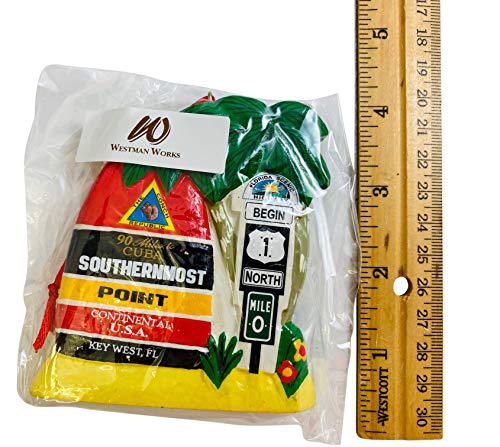 Key West Southernmost Point Ornament Christmas Tree Decoration, 3 1/2 inch - Thumbnail 3