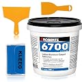 Carpet Glue Carpet Adhesive Kit - Roberts 6700 - Indoor Outdoor Rug Artificial Turf Adhesive - Deck, Sunroom, Basement, Boat, Marine + 8 and 3 inch Notched Carpet Glue Adhesive Spreader + Kleeg Packet
