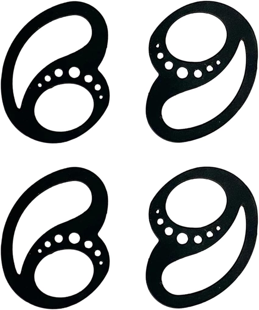 2 Pairs Earbud Hooks, Ear Attachment Loop for Wireless Ear Hooks for Airpods Universal Earhooks for Airpods Earbuds Anti-Lost Secure