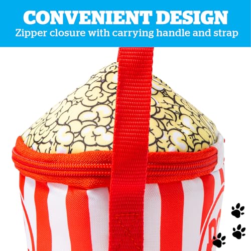 BigMouth Inc Pet Treat Bag โ Small Dog Treat Pouch โ Insulated Training Treat Holder โ Popcorn Bucket-Shaped Walking Treat Bag BigMouth Inc Pet Treat Bag โ Small Dog Treat Pouch โ Insulated Training Treat Holder โ Popcorn Bucket-Shaped Walking Treat Bag