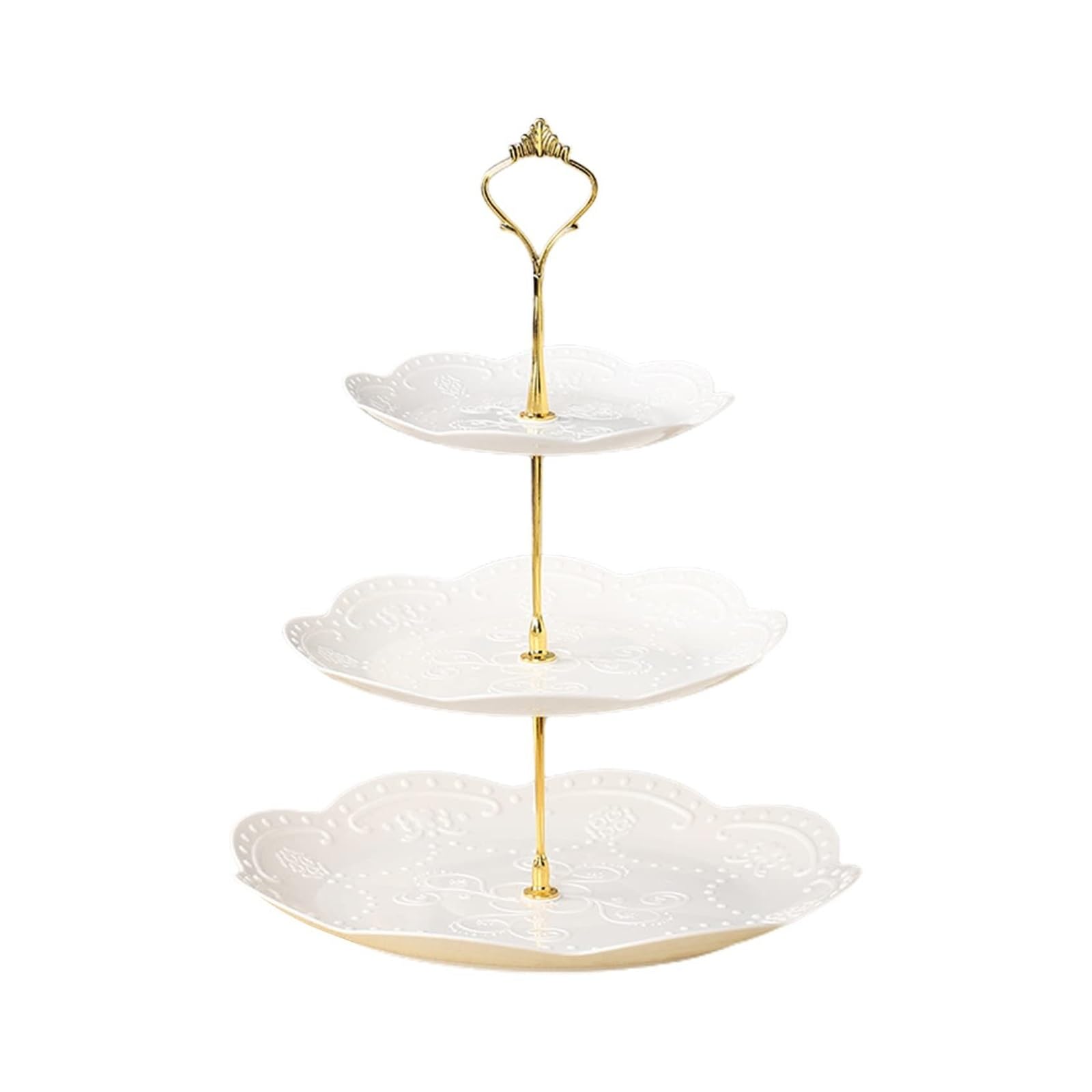 Ryckey Cake Stands 3 Tier Cupcake Stand Plastic Dessert Stands