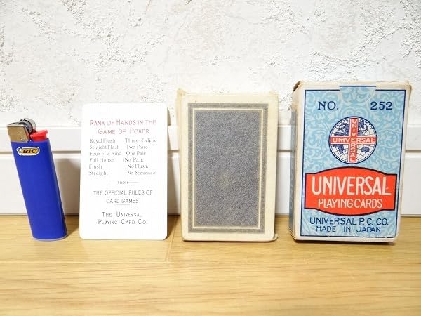 Amazon.co.jp: ビンテージ 日本製 UNIVERSAL PLAYING CARDS No