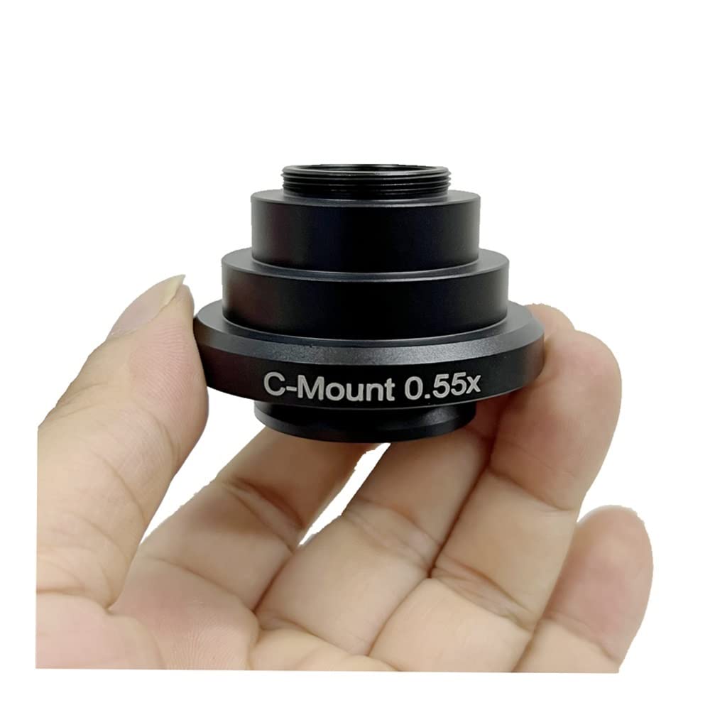 Microscopio 0.55XC mount Lenti a relè Adattatore Adattatore for fotocamera for microscopio for microscopio trinoculare serie DM