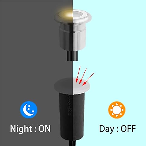 Miniatura 5 de Kit de luces LED para cubierta, IP67, impermeable, regulable, luz decorativa empotrable para exteriores, jardín, baldosas, escaleras, esquina de