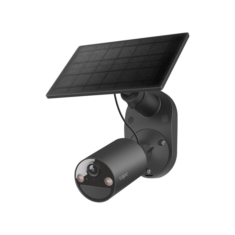 Tapo C411 Kit 2K 3MP Cámara de Seguridad con batería inalámbrica para Exteriores, cámara de Seguridad Solar, cámara Nocturna de Color al Aire Libre, detección de IA, IP65, no Requiere concentrador