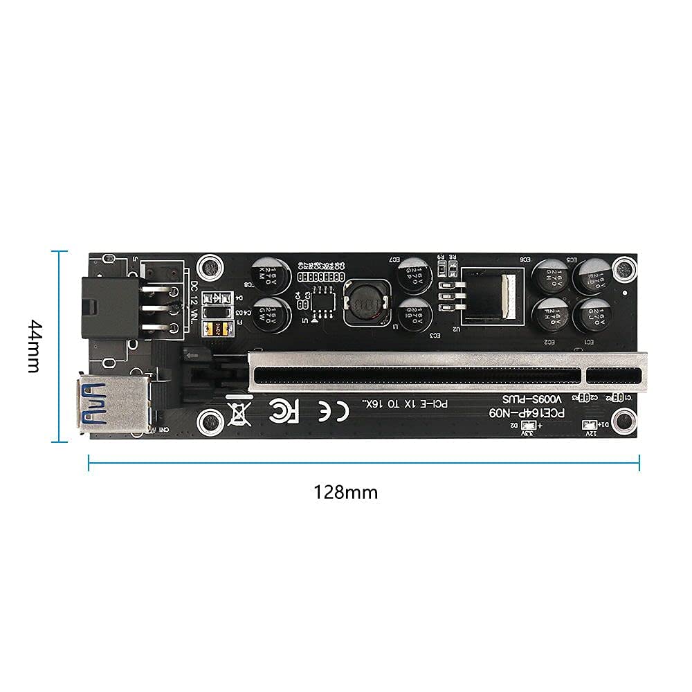 Amazon.com: New Version 009S Plus PCIE Riser 1x to 16x