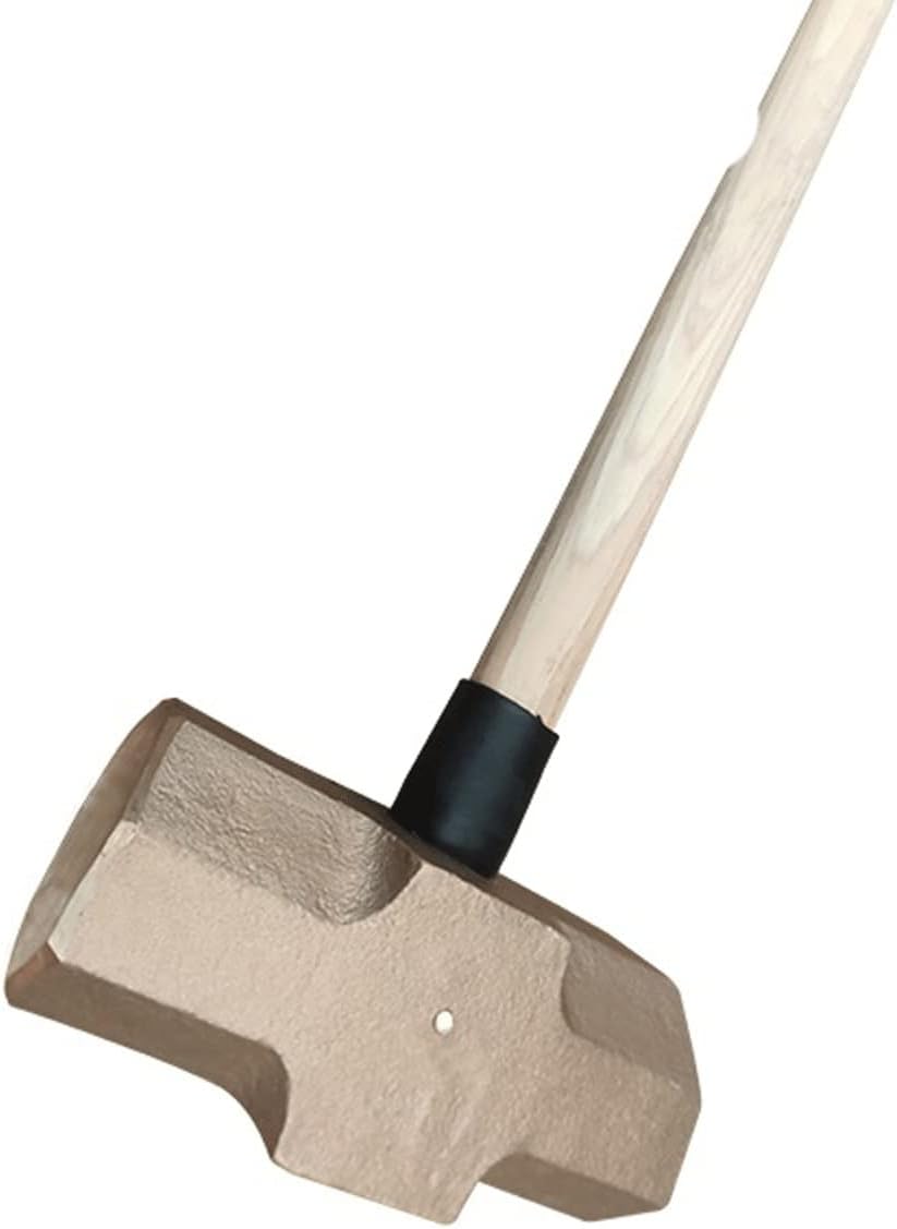 INLIMA Hammer Non-sparking Tools Sledge Hammer, Beryllium Bronze/aluminum Bronze Material Explosion Proof Tools, Glass Breaker (Color : White)