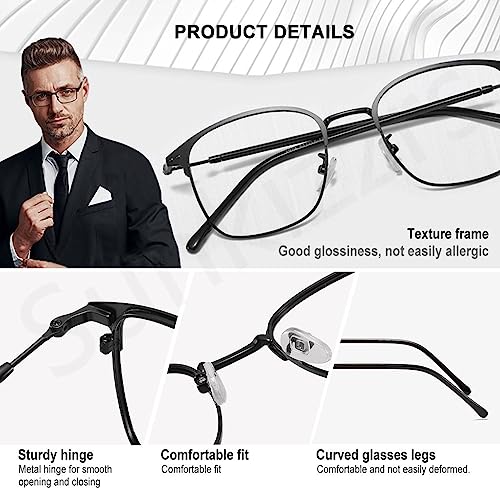 Image of Sunkizzrs Bluelight Blocking Glasses-Blue Light Filter Reading Glasses-Computer Glasses-Gaming Glasses-Sunglasses Anti Glare UV & BlueRay Light Filter Photochromic Lens (Not sunglasses)