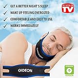 Gideon™ Adjustable Anti-Snoring Chin Strap – Natural and Instant Snore Relief – Stop Snoring Solution - Natural, Fast and Simple