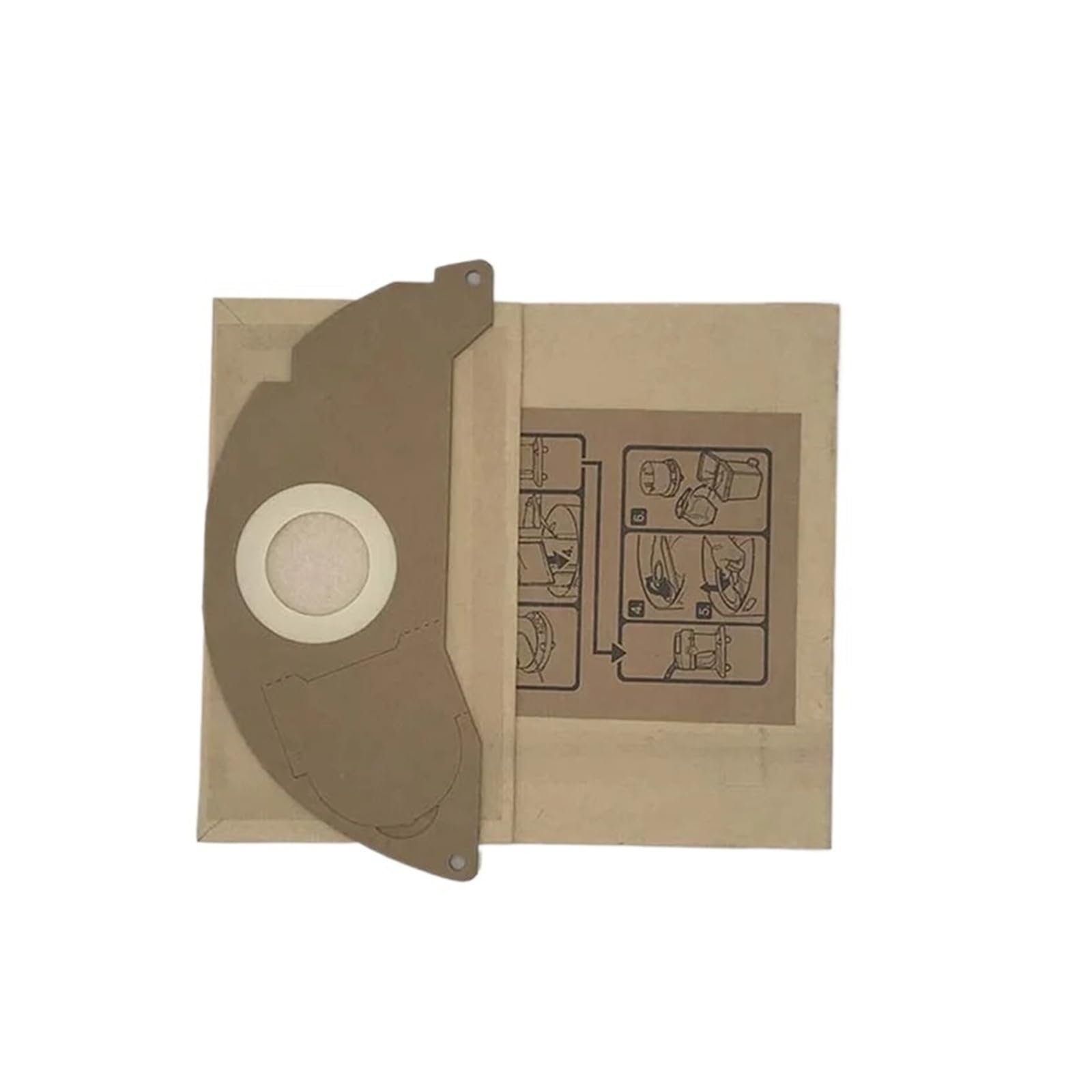 EEZII Vacuum Cleaner Paper Dust Bag，Compatible For Karcher，WD2.250 6.904-322 WD2200 A2004 A2054 A2024 WD2