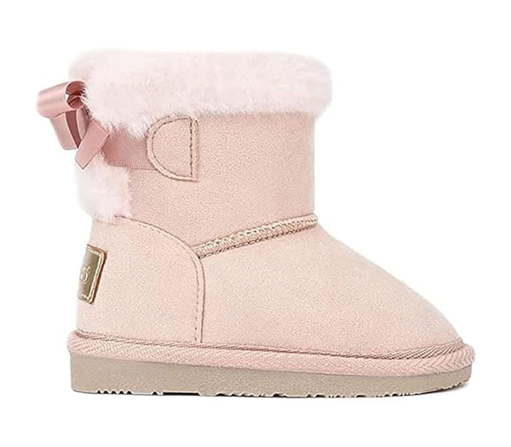 OSITO OSSH140066 Botitas australianas Water Repellent para niñas, en Color Rosa, con Forro Interno de Pelo sintético para Dar Calor y Piso de Goma Antideslizante NIÑA Botas-Botines
