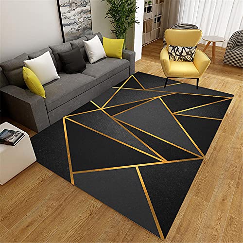 Alfombras de Habitacion Negra Grande Marca DJHWWD