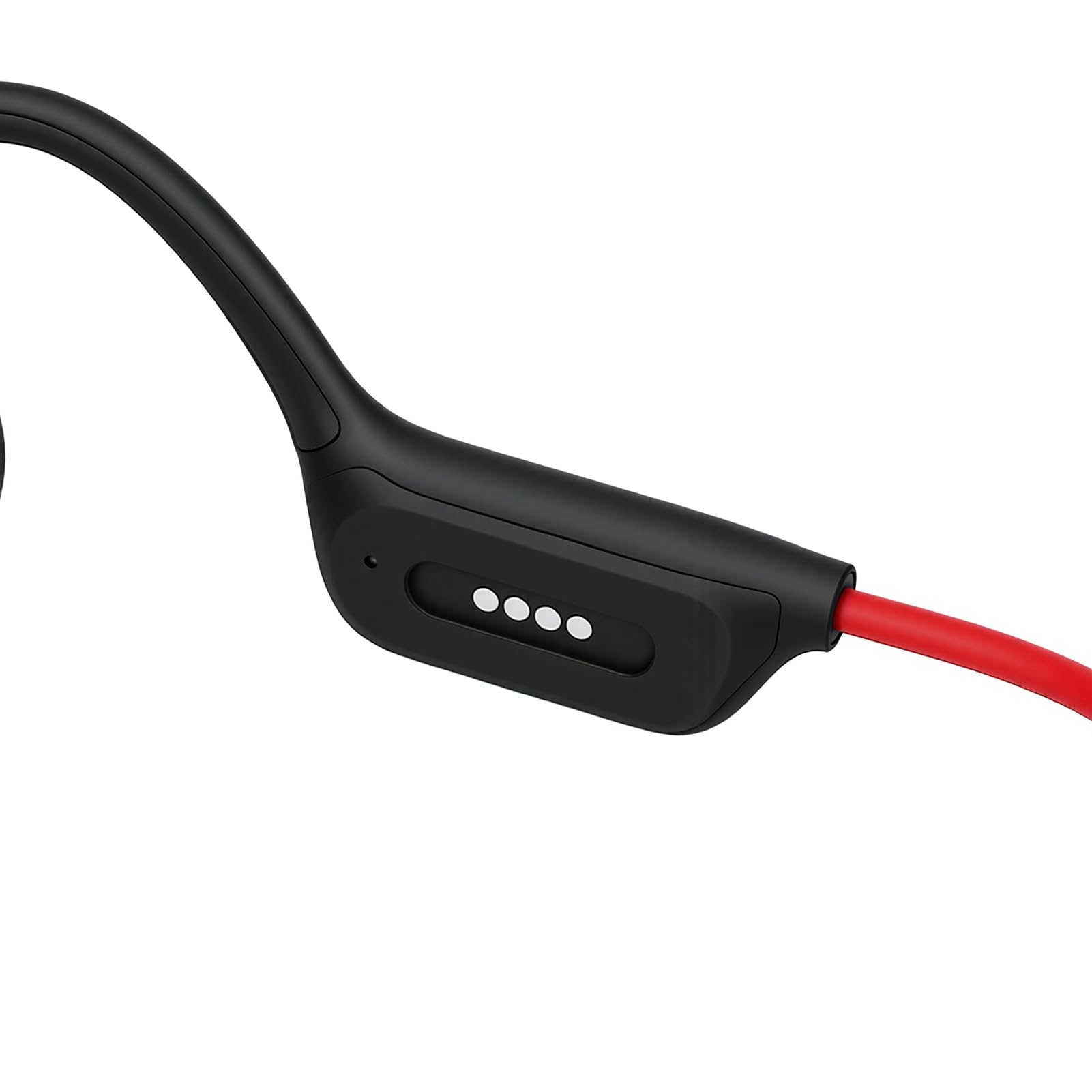Annadue Cuffie a Conduzione Ossea, Auricolari Wireless IPX8 Impermeabili con Lettore MP3 da 32GB Integrato per Nuoto e Allenamenti, Bluetooth 5.4 Headset Open Ear per Sport (rosso)