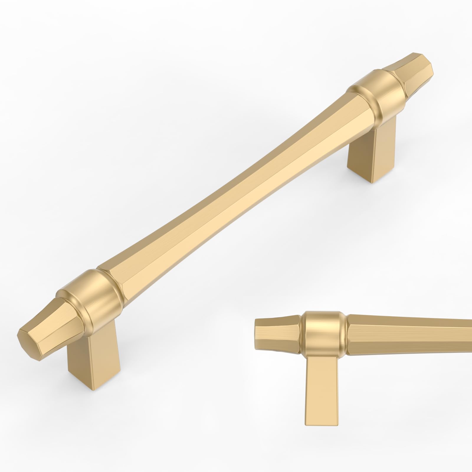 Poignées d'armoire entraxe 96mm bronze champagne pour remplacer poignée