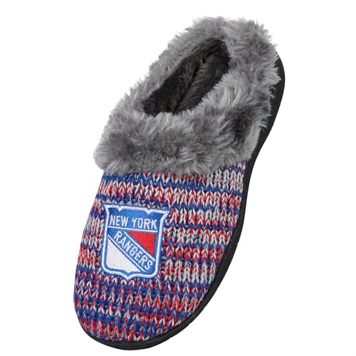 Image of FOCO Womens NHL Team Logo Peak Slide Slippers