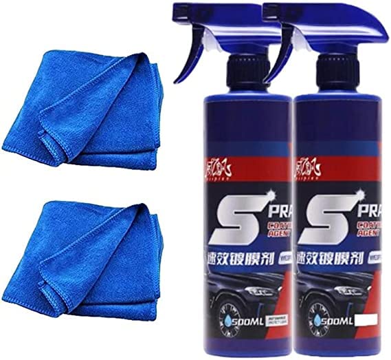 CTQTZCeramic Coating Easy to Apply Ceramic Coating Spray for Cars Professional-Grade Protective Sealant Polish