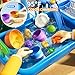KIZONLY Water Table for Toddlers 1-3- Kids Play Sink with Pump and Running Water, Water Table for Kids Ages 4-8 with Fishing Games, Summer Outside Sensory Gift Toys for Boys and Girls 2 3 4 5 6 7 8