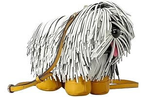 Women Luxury Designer Fringed Handbag | Cute Puppy Shape Evening Party Bag