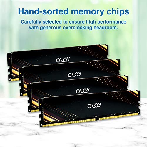 Image of OLOy DDR4 RAM 8GB (1x8GB) Black Saturn 2400 MHz CL17 1.2V 288-Pin Desktop UDIMM (MD4U0824170BB1SB)