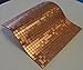 FLEXIPIXTILE, Modern Aluminum Mosaic Tile, Peel & Stick, Backsplash, Accent Wall, 1 sq.ft.,Copper Coin