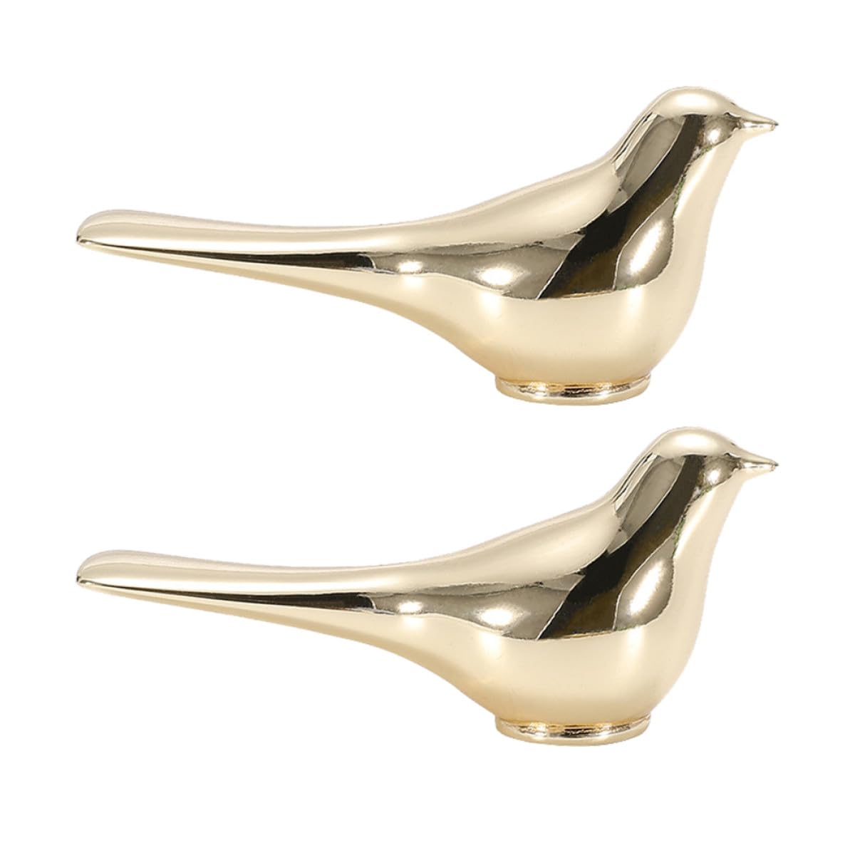 Tiradores dorados para armario HOMSFOU con diseño de pájaro en aleación de zinc, pack de 2 piezas