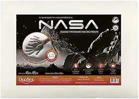 Travesseiro Nasa-X Duoflex Bege Para fronha 45cmx65cm Espuma 100% poliuretano