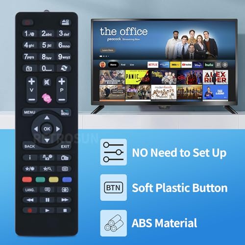 GOUYESHO RC4870 RC4875 TV Remote Control Replacement for Digihome Bush Telefunken Celcus JVC Dual/TV LED20265HDDVDB LED24272HDDVD DLED32167HD DLED40287FHD DLED48272FHD - Image 3