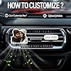 Creative Acrylic Car Scents, Air Freshener Vent Clips That can be Customized for Photos, and Make your Car your Exclusive Gallery #1
