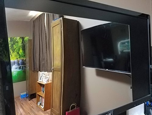 Supremetech 12 X 18 X 0.04 Inch Acrylic See-Through Mirror, Scratch Resistant, 40% Transparent #TOP1