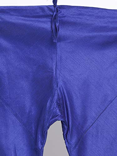 Image of VASTRAMAY VM Mens Silk Blend Kurta Pyjama Set - Classic Ethnic Attire for Timeless Style and Cultural Celebrations | Soft Comfortable Solid Full Sleeves Kurta and Churidar Pyjama Set