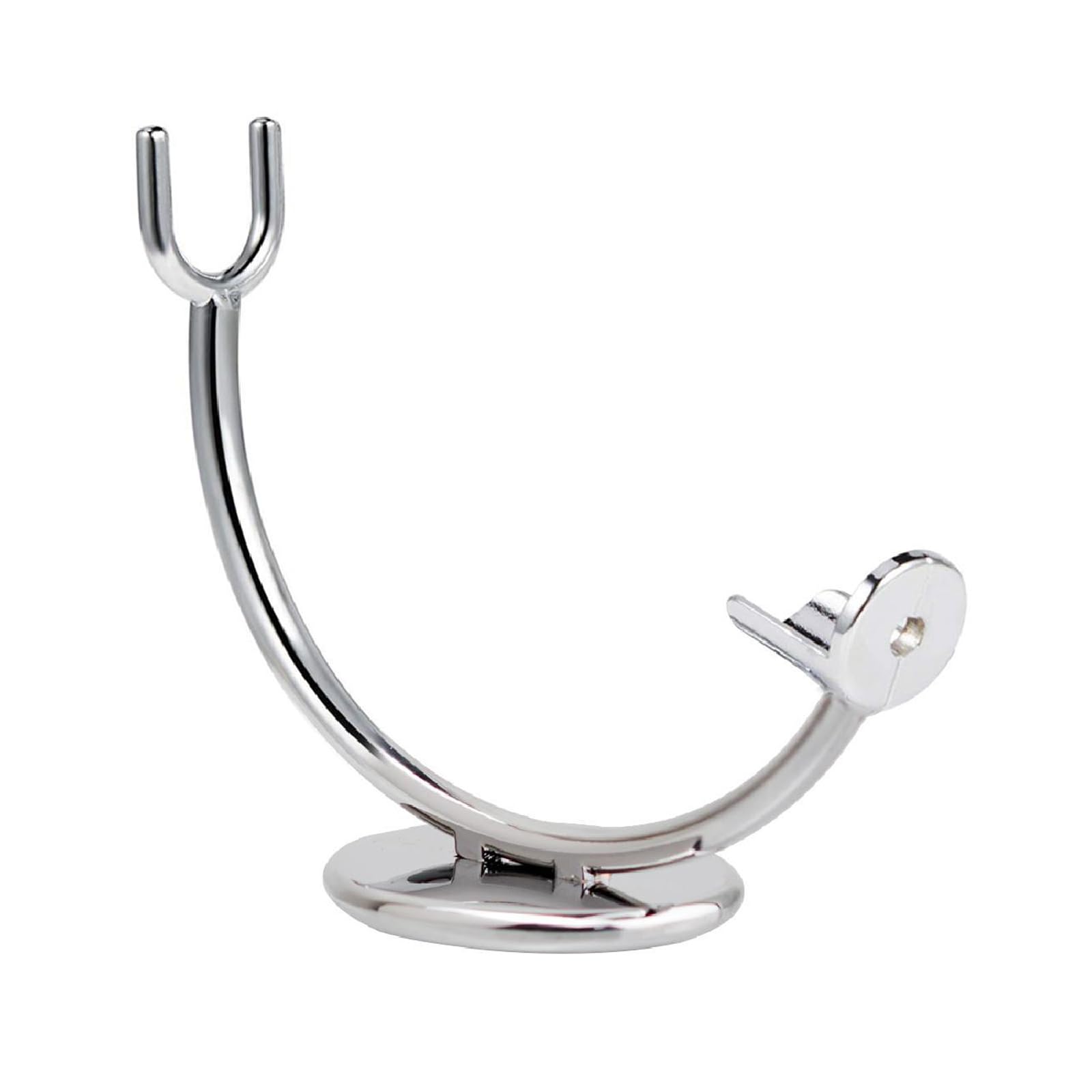 ZEPFJHE Modern Metal Plated Shaving Shaver Stand with Rustproof Coating and Unique Design Shaving Accessory for Men Grooming Permanent Shaver Holder