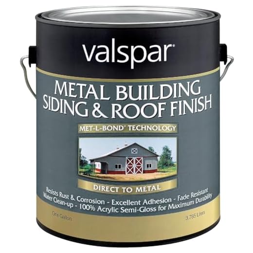 Valspar 27-0004260 Metal Building Siding & Roof Finish, Brite White ~ Gallon