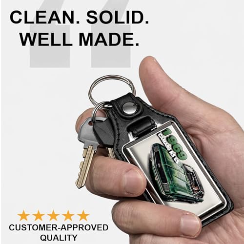 Image of Brotherhood Car Key Chain for Camaro - Classic Models Keychain for Men and Women Gift Key Ring - -