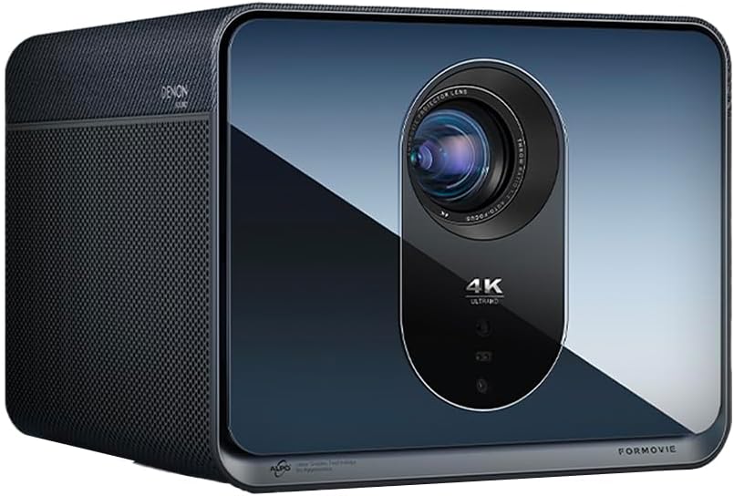 Formovie X5 | 4K HDR 10+ DLP Projector | 60-1000" Display | Denon Atmos Sound | 2450 CVIA Lumens | Wi-Fi6 + 4K FireStick (included) | 20,000 Hours Lamp Life