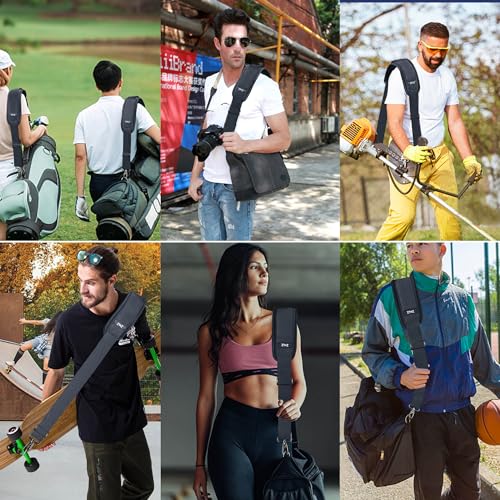 Image of ZINZ 79.5 inch Universal Strap with Ultra-Thick Fixed Breathable Pad - Adjustable Heavy-Duty Shoulder Strap for Laptop, Crossbody, Luggage, Gym, Camera Bag and More - D01G01