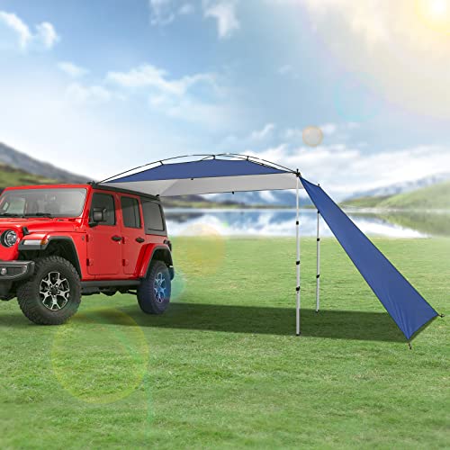 GOTIDY Car Awning Camping Tent, Waterproof Car Awning Sun Shelter with