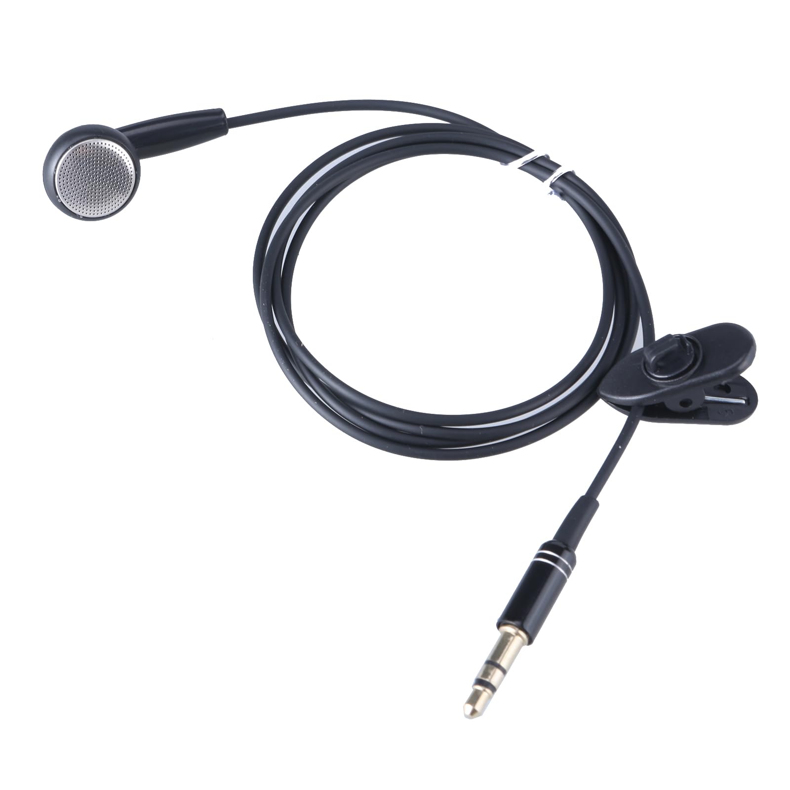 3 5mm in Ear Single-Side Earphones Mono Earbud Corded Headsets Headphone Single Side for MP3 MP4 Mobile Phones