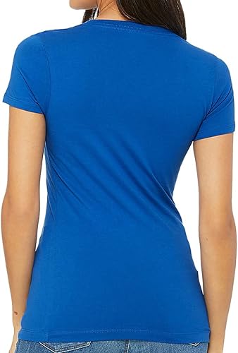 Miniatura 3 de Cool Golf - Camiseta con cuello en V para mujer, camiseta de moda, Negro -