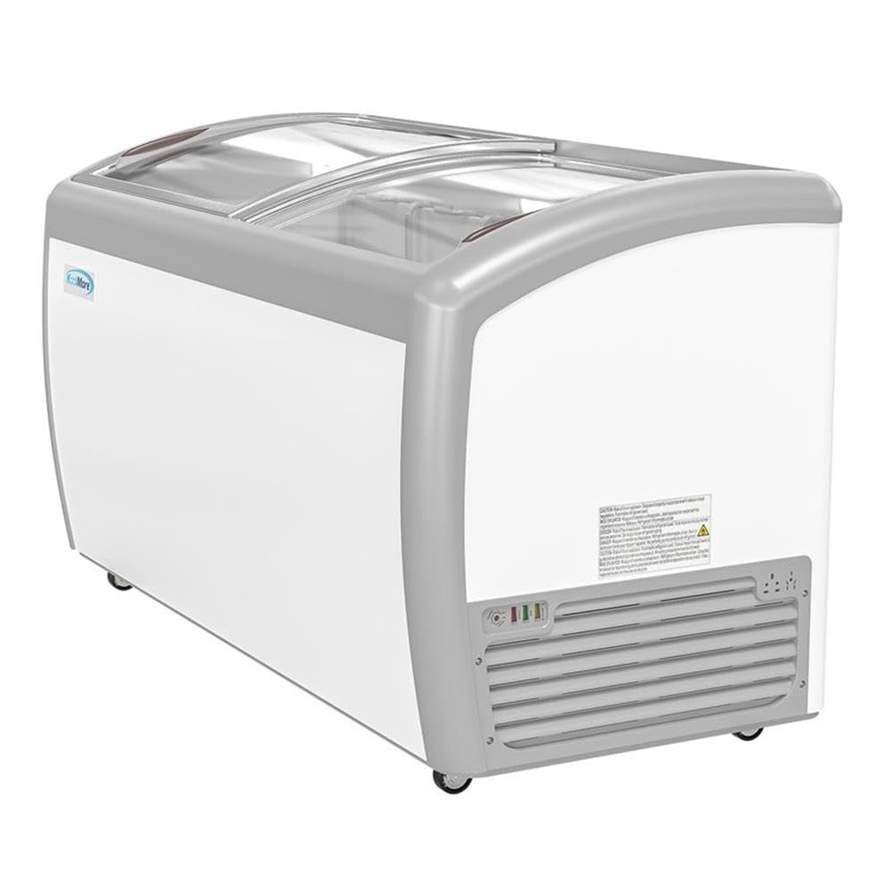 Pemberly Row Contemporary 60 In. Display Ice Cream Freezer-16 Cu Ft. on Fridge.com - View 3