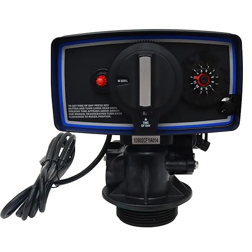 INTBUYING Sistema de tratamiento de agua filtrada tipo tiempo válvula de control de agua para filtro de agua suavizador tanque de resina 110V con