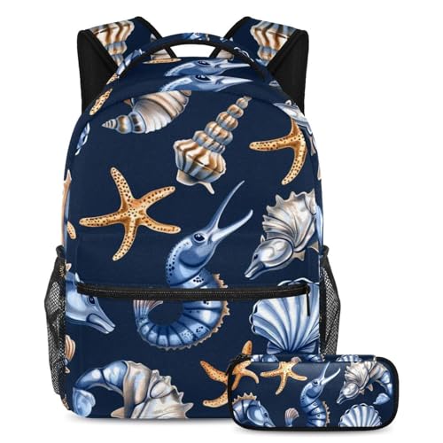 Sac à dos avec trousse ergonomique grand modèle pour soulager le dos