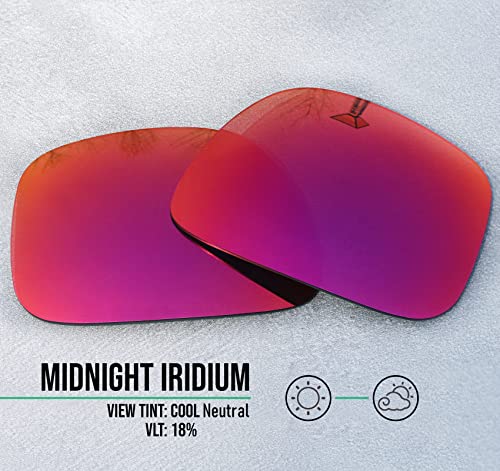 Image of Well-aimed Replacement Lenses Compatible with Oakley Clifden OO9440 Sunglasses - Midnight Iridium Polarized